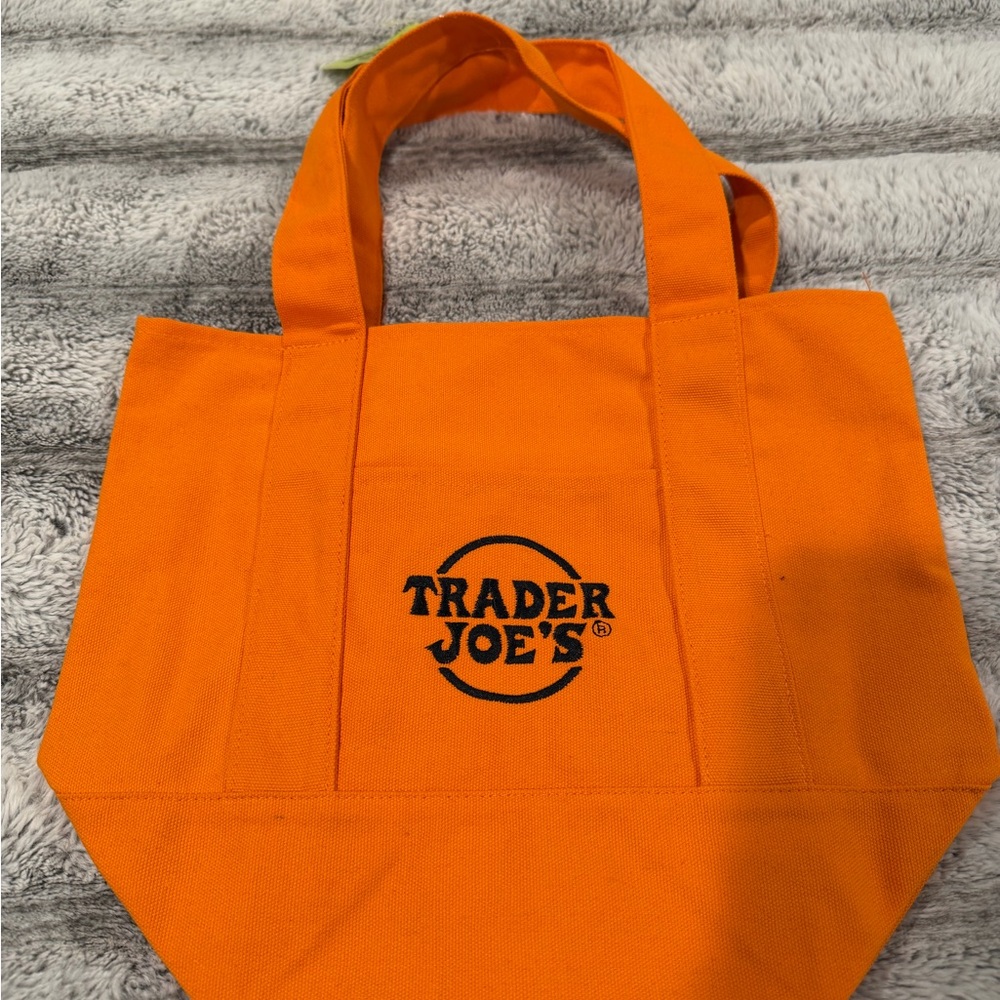 Trader Joe's Orange Tote Bag